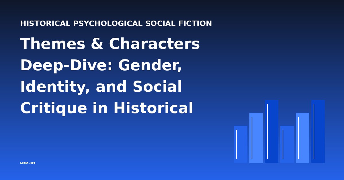 Themes & Characters Deep-Dive: Gender, Identity, and Social Critique in Historical Psychological Fiction